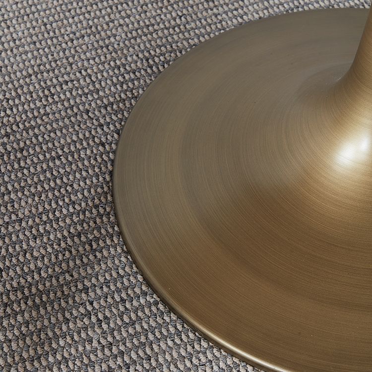Mesa de comedor de piedra de estilo moderno Mesa de comedor de base de tulipán para el comedor, para el comedor