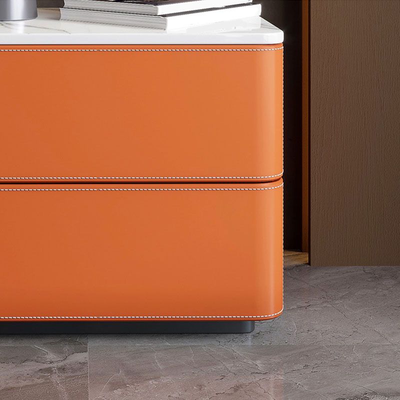 Contemporary Stone Bedroom Storage Chest Vertical Chest with Drawers