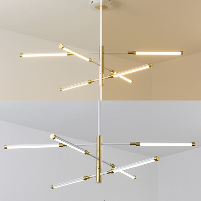 Semplicità lampada lampadina lineare lampada in metallo lampada lampadario a LED