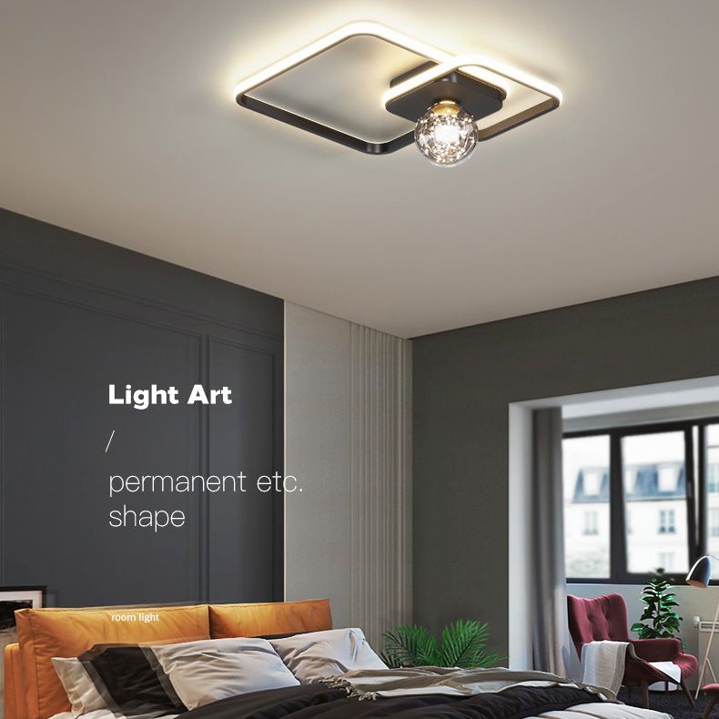 Lampe LED encastrée moderne, barre lumineuse créative pour chambre à coucher, Style moderne