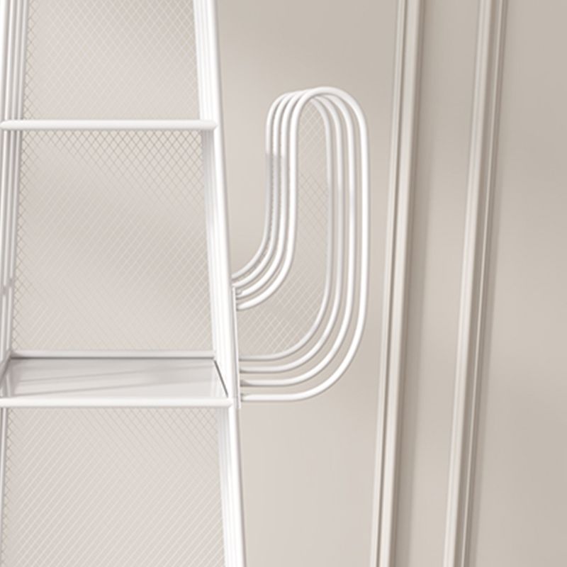 Scandinavian Antique Finish Shelf Bookcase Metal Book Shelf with Shelves