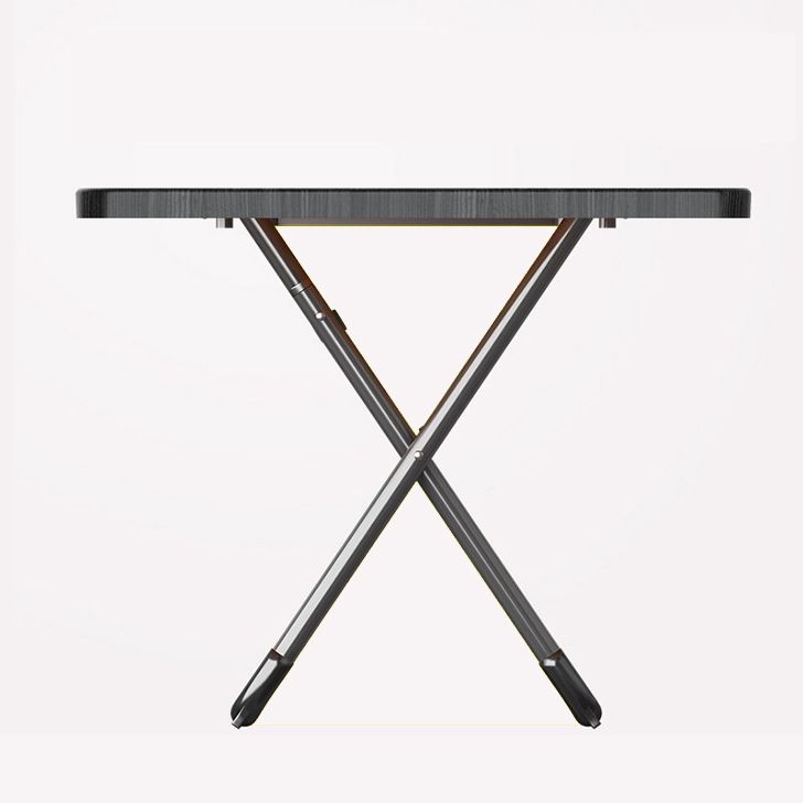 Foldable Sintered Solid Wood Kitchen Table Set with Double Pedestal Base Furniture for Home Use