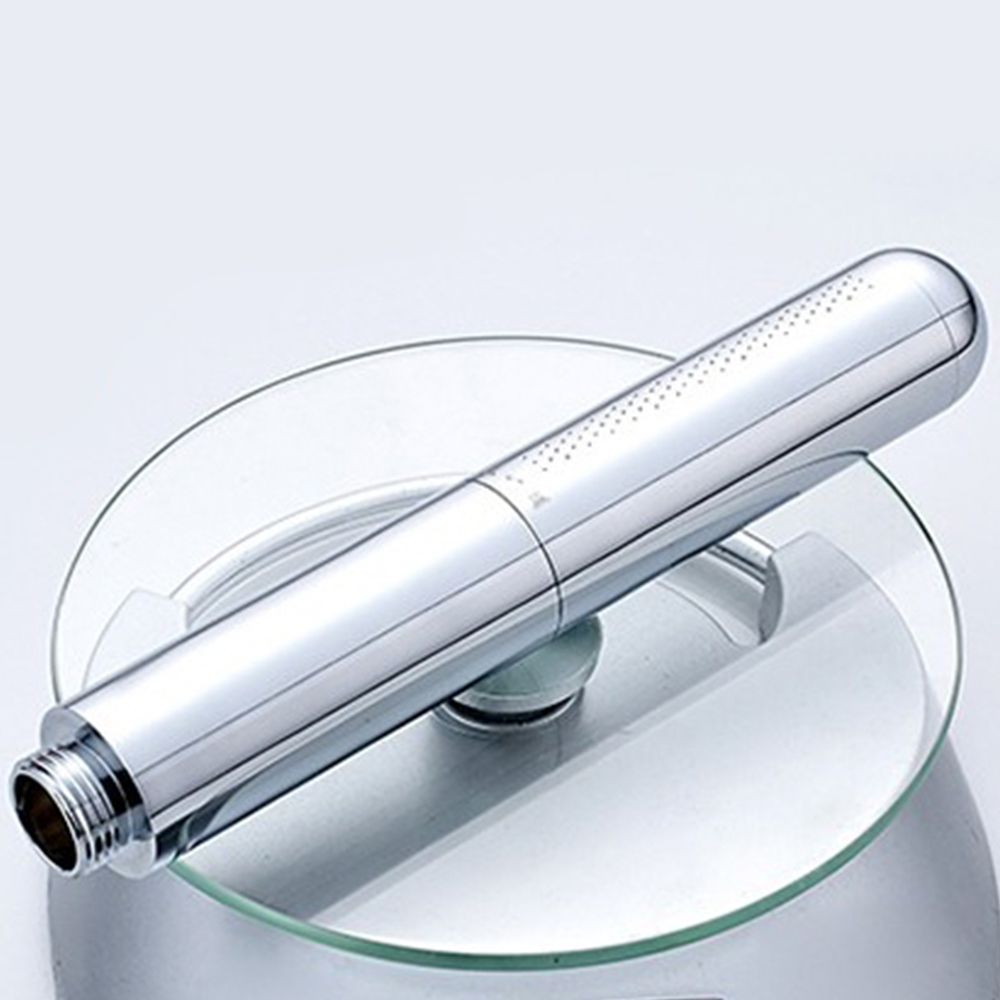 Simple Handheld Shower Head Square 304 Stainless Steel Shower Head