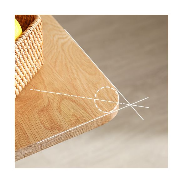 Minimalist Style Dining Table with Solid Wood Dining Table and Chairs for Home Use