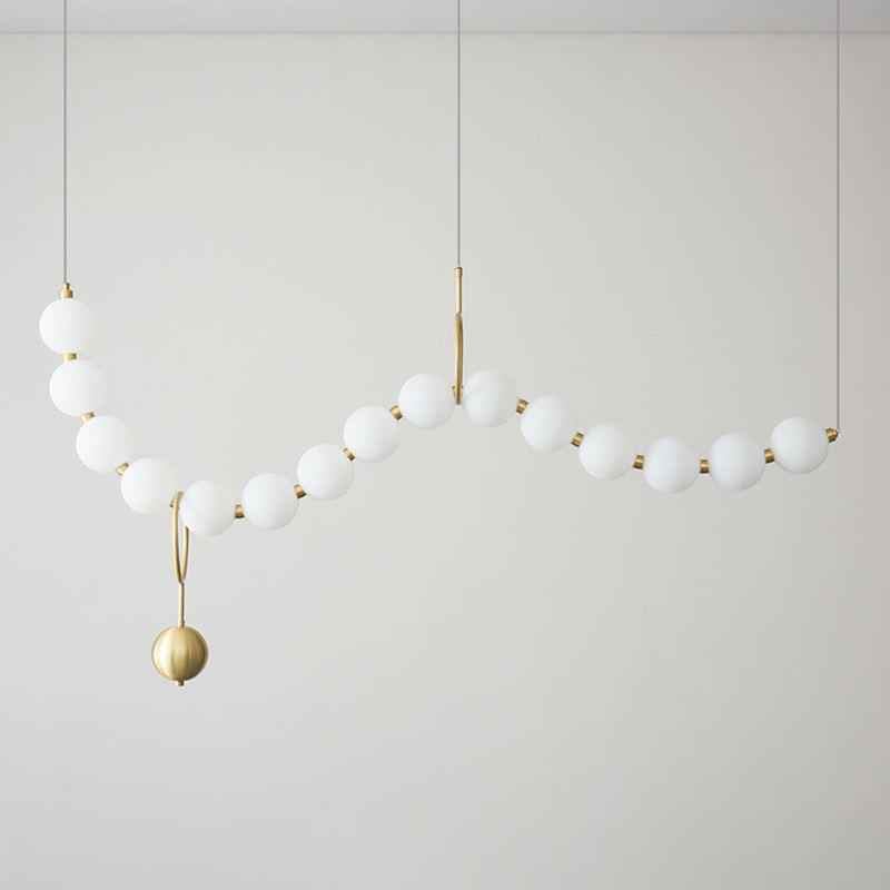 1 Light Unique Shape Hanging Ceiling Lights Modern Hanging Light Fixtures for Living Room