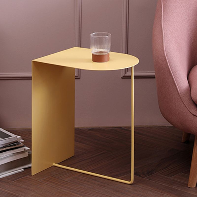 19.7" Tall Iron Side Table Mid-Century Sofa Side Accent Table