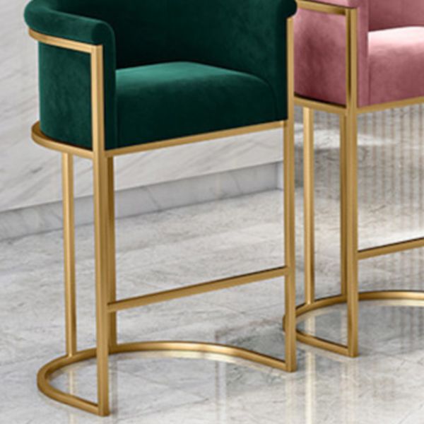 Round Stone Bistro Set 1/2/3/5 Pieces Glam Gold Base Table and Stools