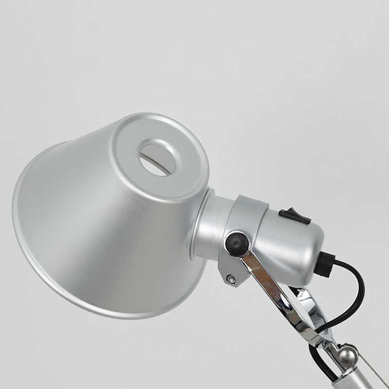 Swing Arm Wall Sconce Modernist Metal Wall Light Fixture for Bedroom