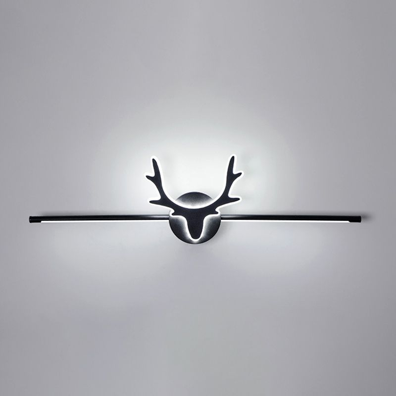Nordic Style Iron Vanity Light Antler Shape Vanity Lamp for Shower Room