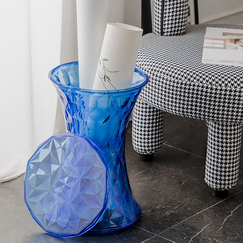 Contemporary 19" Tall Side End Table Plastic Round Side End Table