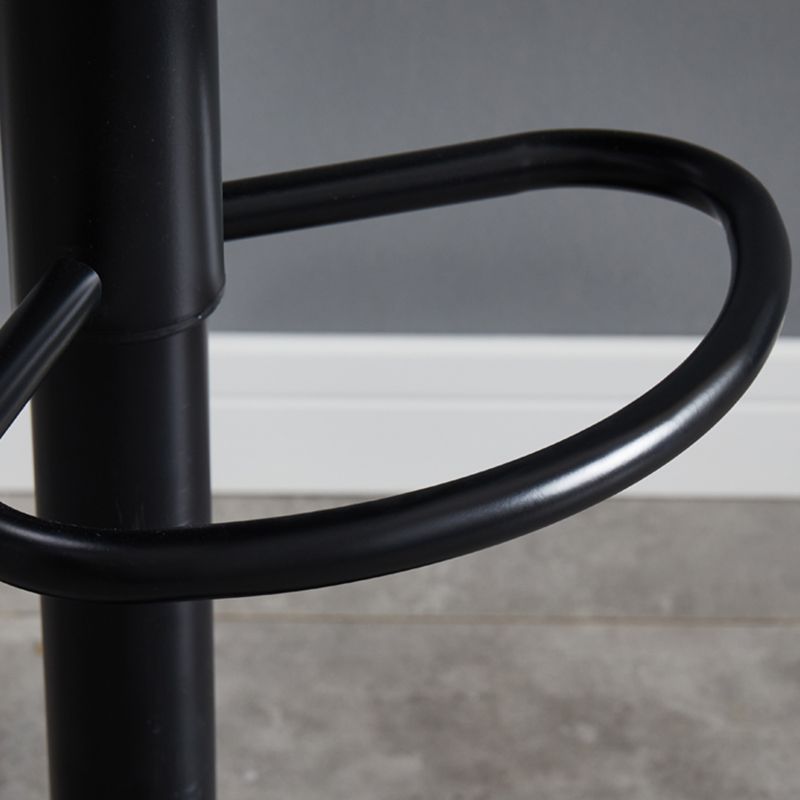 Adjustable Bar and Counter Stool Metal and Faux Leather Counter Chair