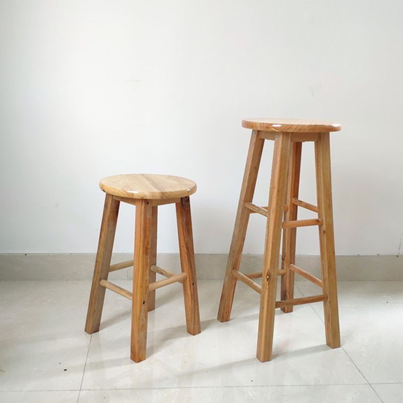 Moderno sin brazo Taburete sin espalda Tabres de madera con pedal con pedal
