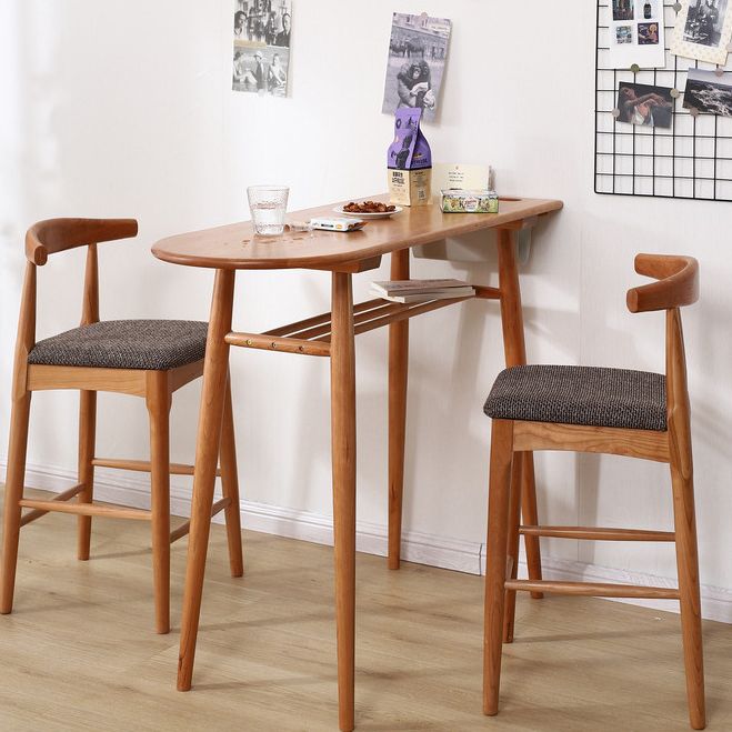 Modern Counter-height Pub Table Solid Wood Counter Height Dining Table