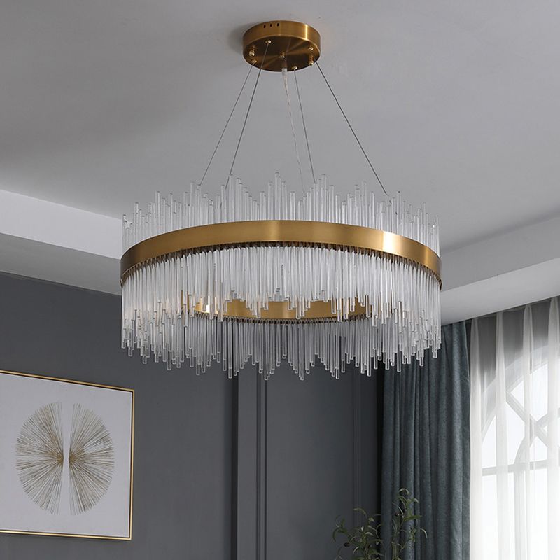 Luz de lujo moderno moderno simple led encogedor led lámpara luz para sala de estar dormitorio de comedor