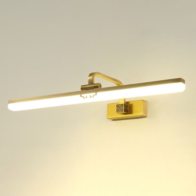 Lumières de nuance linéaire en métal Lights Modern Style 1 Témous Éclairage mural d'éclairage