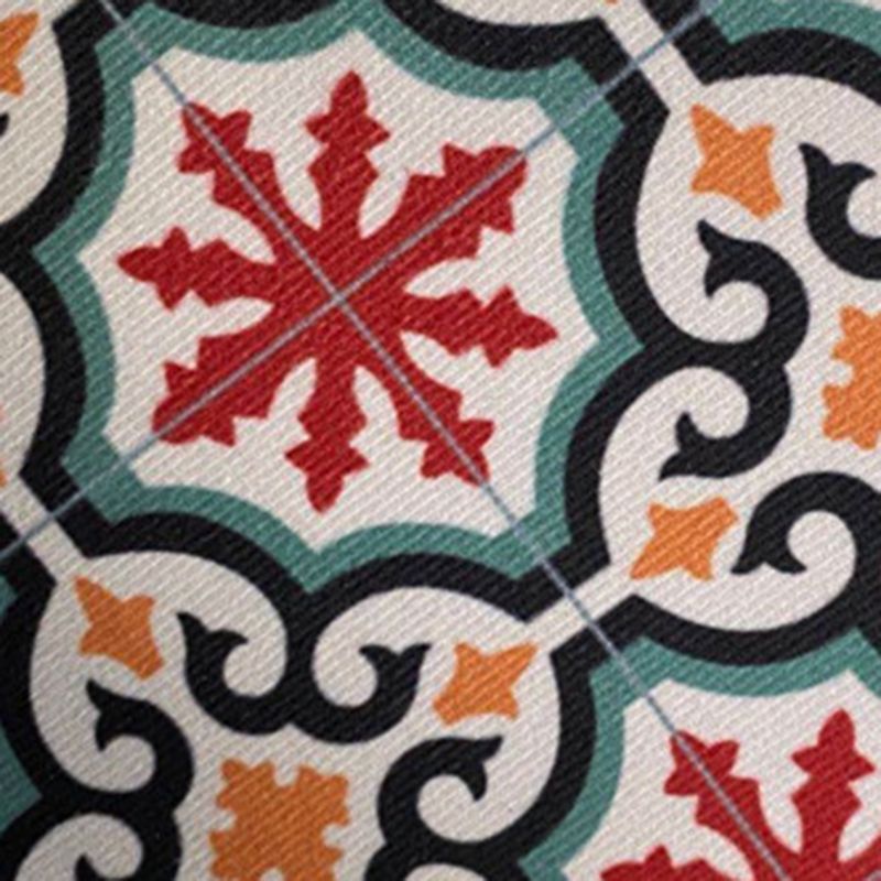 Glam ethnische Fläche Teppich Retro floral bedrucktes Teppichfleckenfeindebiet Teppich für die Heimdekoration