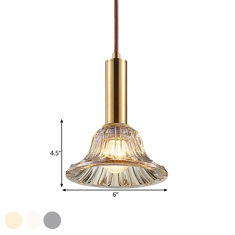 Lampada a sospensione Bell Stile moderno MODERNO CHRIAN/SMORE GRIGIONE/CRING CRISTALE 1 LULLO DOW DOW DOUL