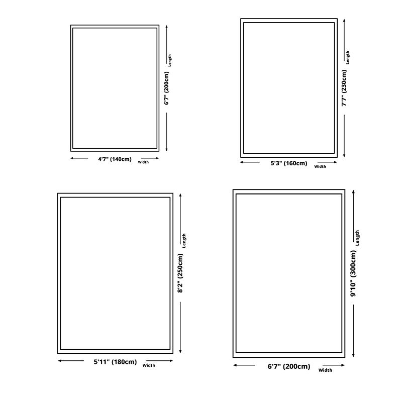 Wit Modern Tapsel Blending Bloem Tapijt Non-slip achterste tapijt voor woningdecoratie