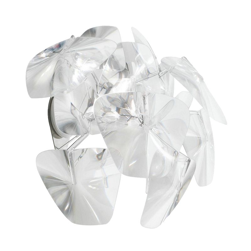 Pieces SCONCE LIMMUTE Hedendaagse Acryl Acryl Single Head Restaurant Wall Mount Lamp in Clear