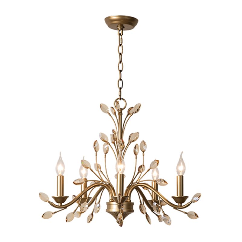 Suspended Lighting Fixture Traditional Crystal Branches Chandelier Light Fixture