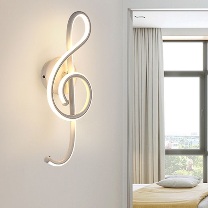 Moderner Stil Metall Wandleuchte lineare Form LED -Wandleuchte für Schlafzimmer