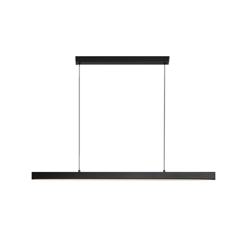 Modern Style Simple Hanging Light Fixture LED Rectangle Pendant Light for Dining Room