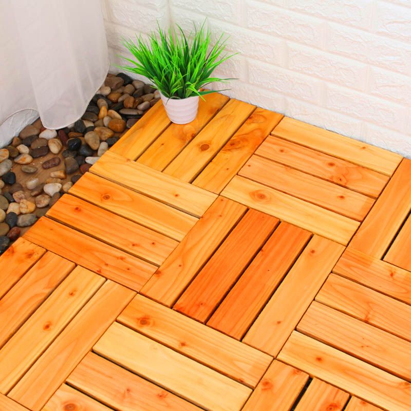 Interlocking Patio Flooring Tiles Solid Wood Patio Flooring Tiles