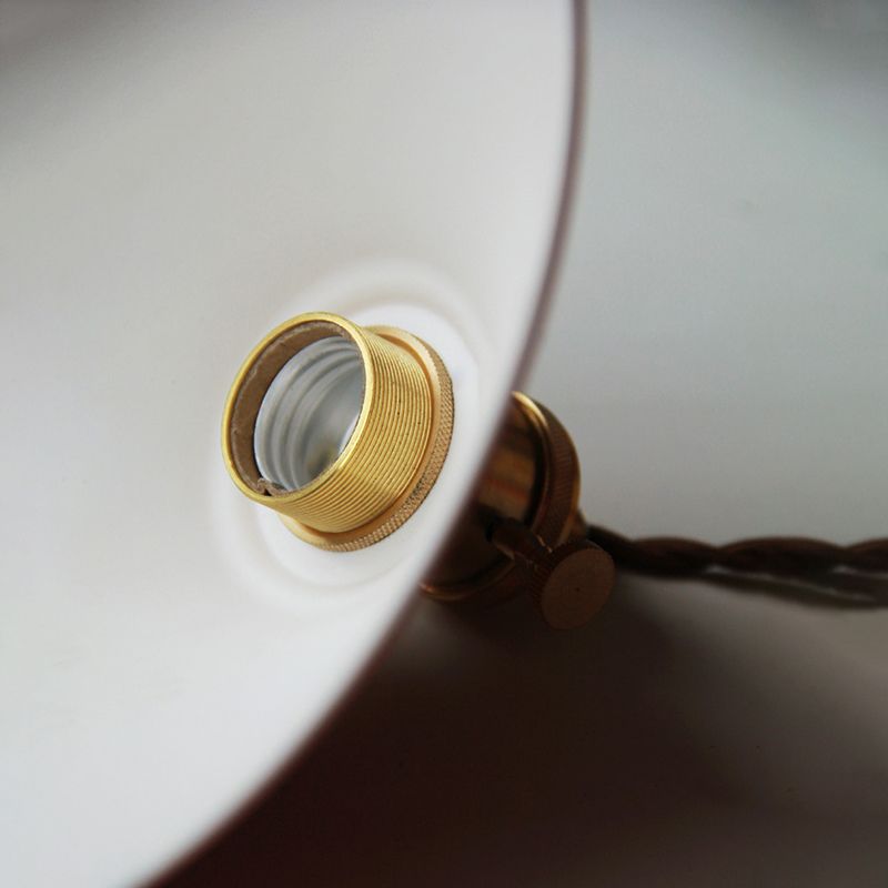 Macaron Color Nordic Wall Sconce Flared Metal Shade 1-Head Wall Lamp for Bedside Dinning Room