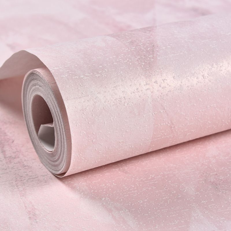 Ikat Geometric Wallpaper Roll Modern Smooth Wall Covering in Pastel Color for Living Room