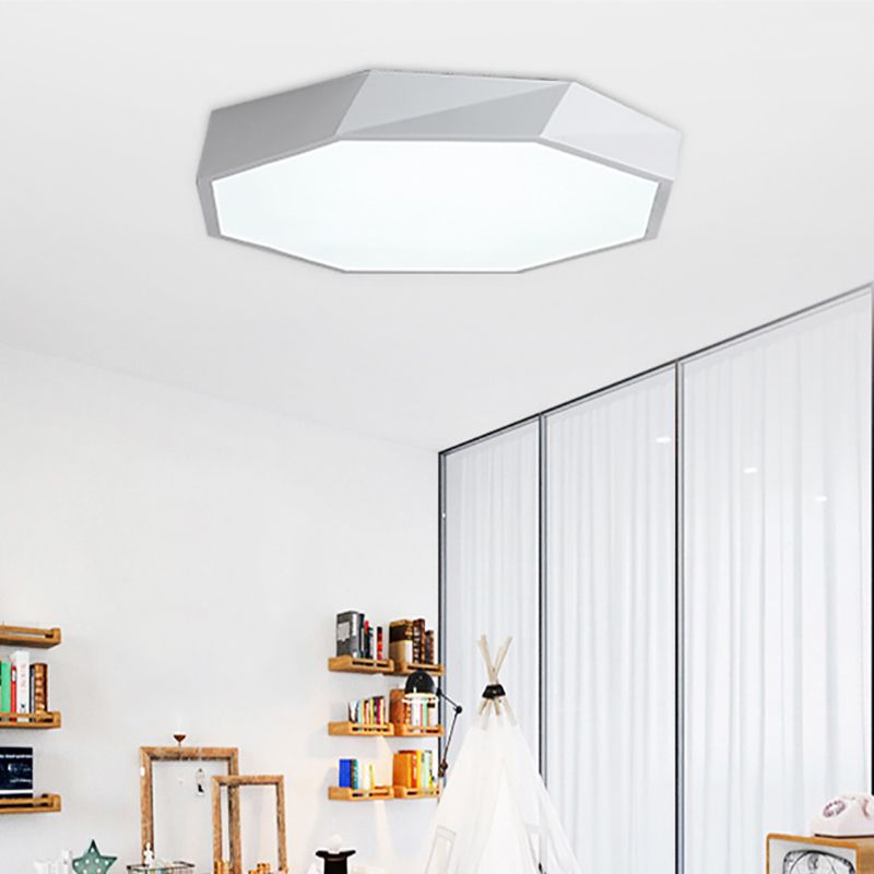 Modern Minimalist LED Ceiling Light Creative Geometric Flush Mount Ceiling Lamp
