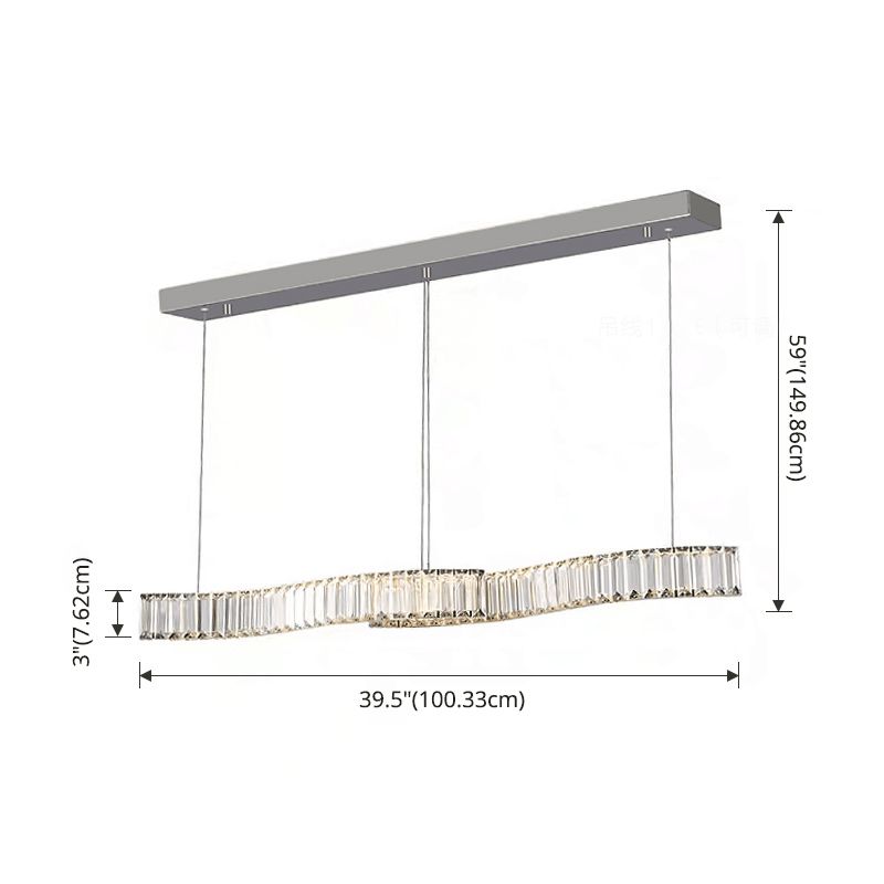 Modern Pendant Lighting for Kitchen Island Linear Island Lighting Island Pendants