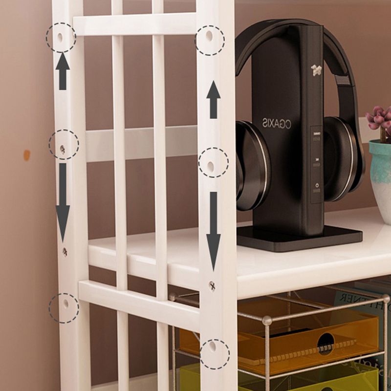 Wooden Shelf Bookcase Contemporary Book Shelf for Studying Room