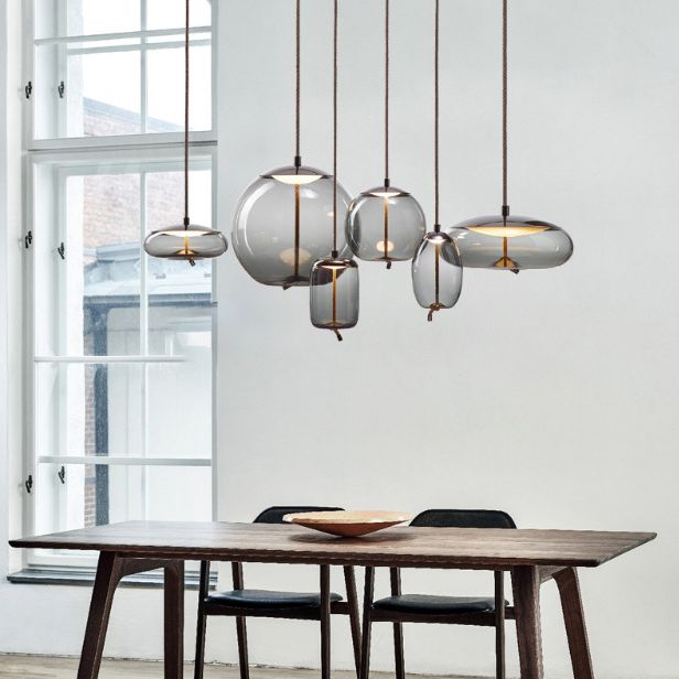 1 ascensore a soffitto leggero moderno vetro appeso per il ristorante