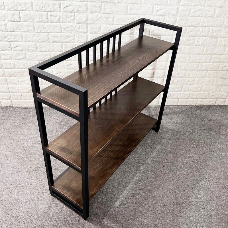 Mid-Century Modern Wood End Table Rectangle Console Sofa Table for Hall
