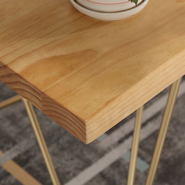 Traditional Luxury Dining Table Rectangle 4 Legs Home Furniture for Indoor