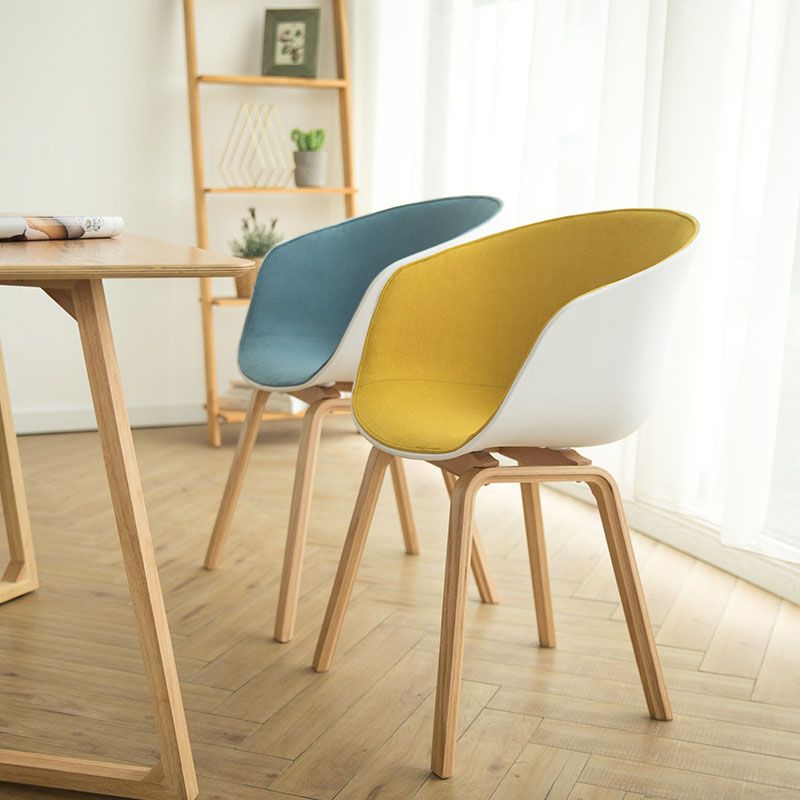 Design minimalista sedia da pranzo in plastica in plastica sedia da pranzo solido
