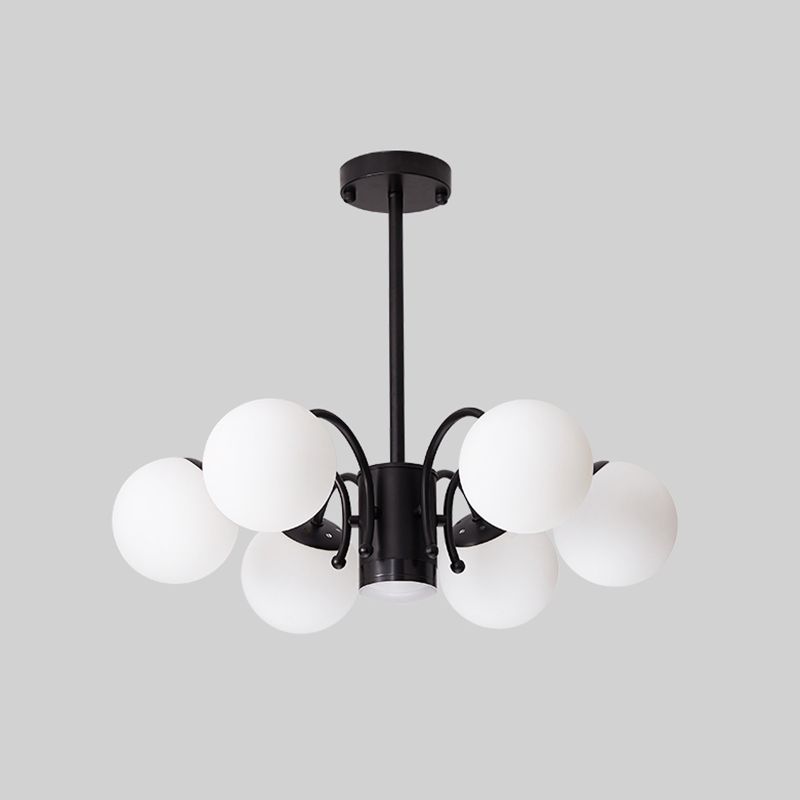 Modern Chandelier Light Fixtures Metal Global Hanging Lamp for Dining Room