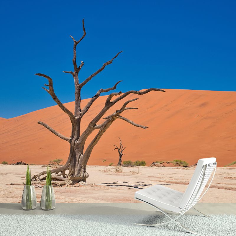 Desert Landscape Wall Mural Wallpaper Modern Style Mildew Resistant for Decoration