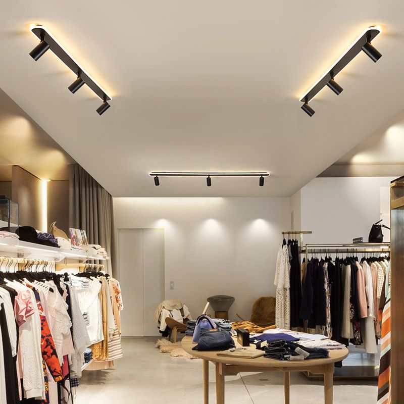 LED Flush Mount Ceiling Lighting with Spotlights Modern Ceiling Mounted Lights