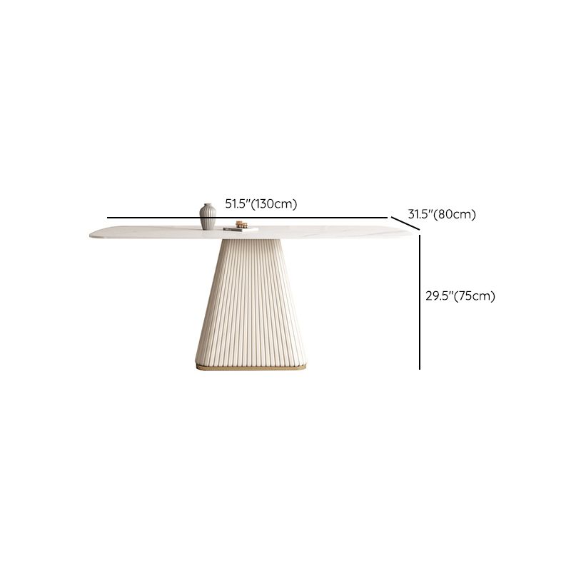 Contemporary Rectangle Table Set 1/4/5/6 Pieces Dining Set for Kitchen