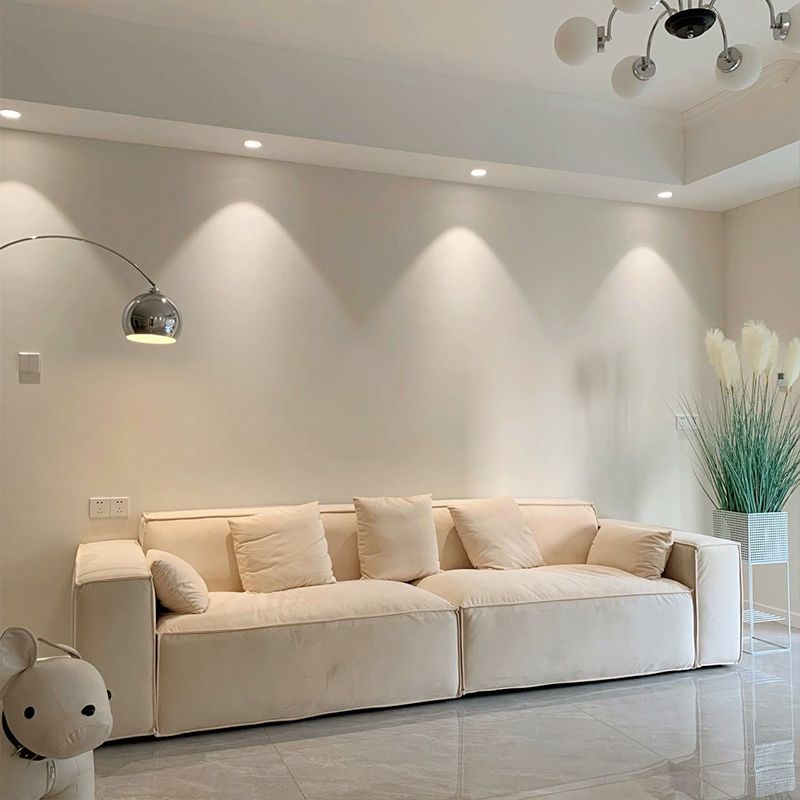 Modern Cushions Sofa 39"W Sofa with Square Arm for Living Room