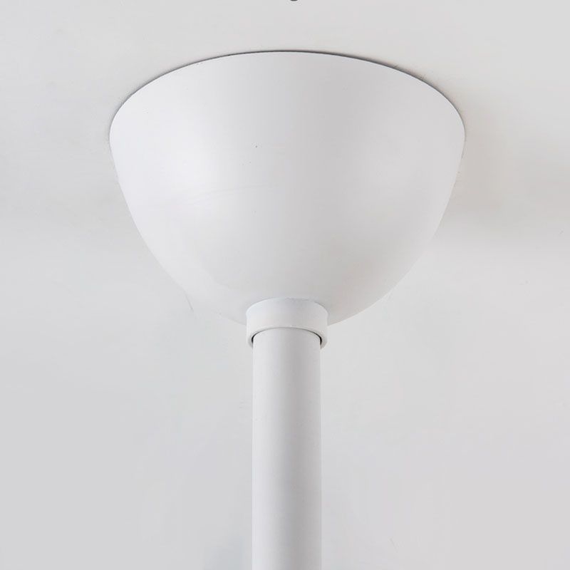 Niños Artísticos LED Light Light Iron Fan Landelier con lámina de madera colorida