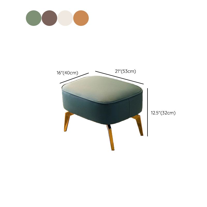 Modern Rocker Chair Metal Frame Dirt Resistant Wingback Upholstered Rocker Chair