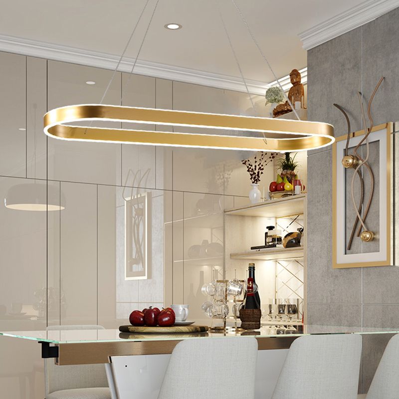 Les luminaires de lustre métallique moderne pour le restaurant pour restaurant