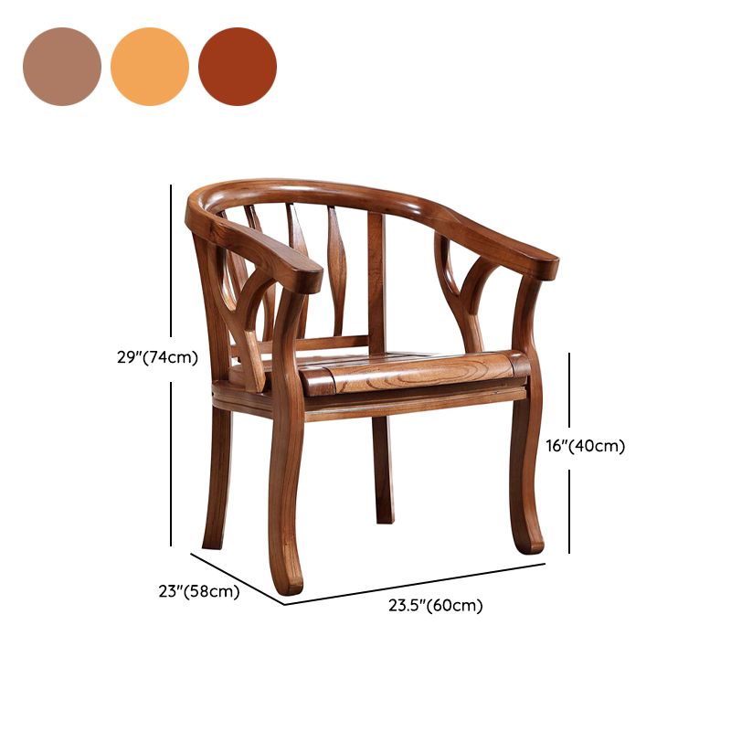Traditional Dining Chair Solid Wood Dining Arm Chair for Hotel