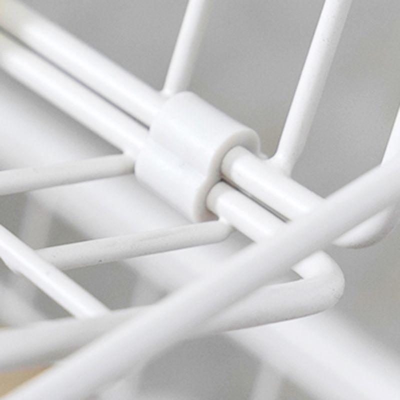 Modern Style Etagere Bookshelf Vertical Open Back Metal Bookcase for Home