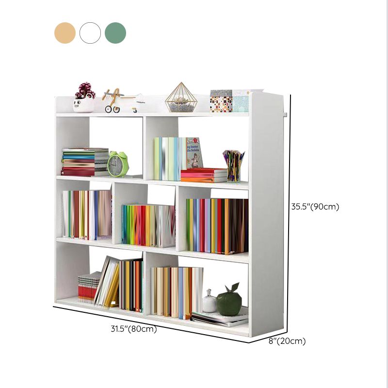 Scandinavian Engineered Wood Bookshelf Standard Open Back Bookcase