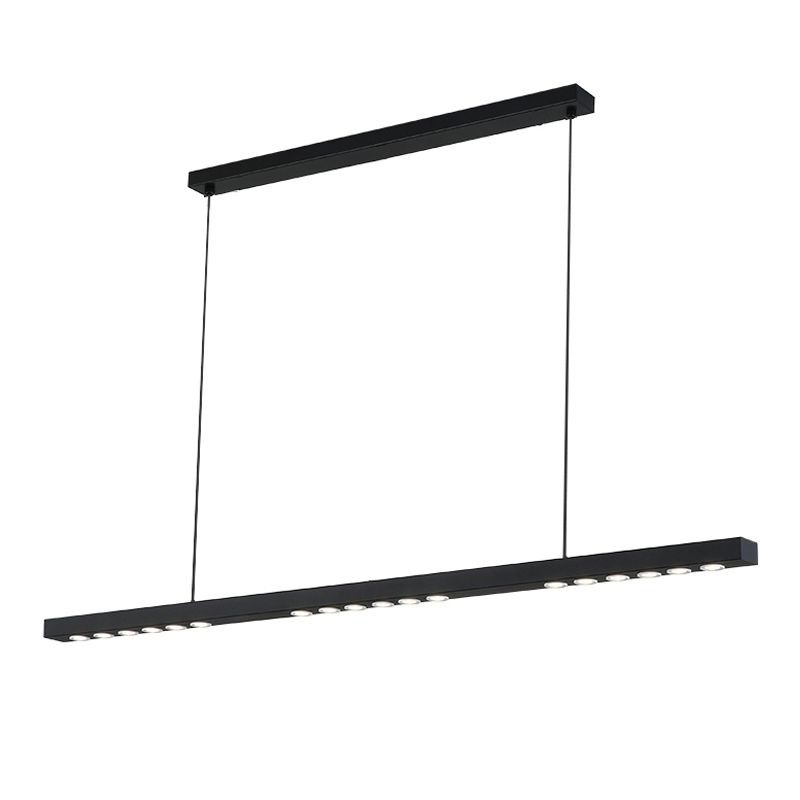 Lumière de lustre à bande longue à bande passante moderne pour salle à manger de cuisine