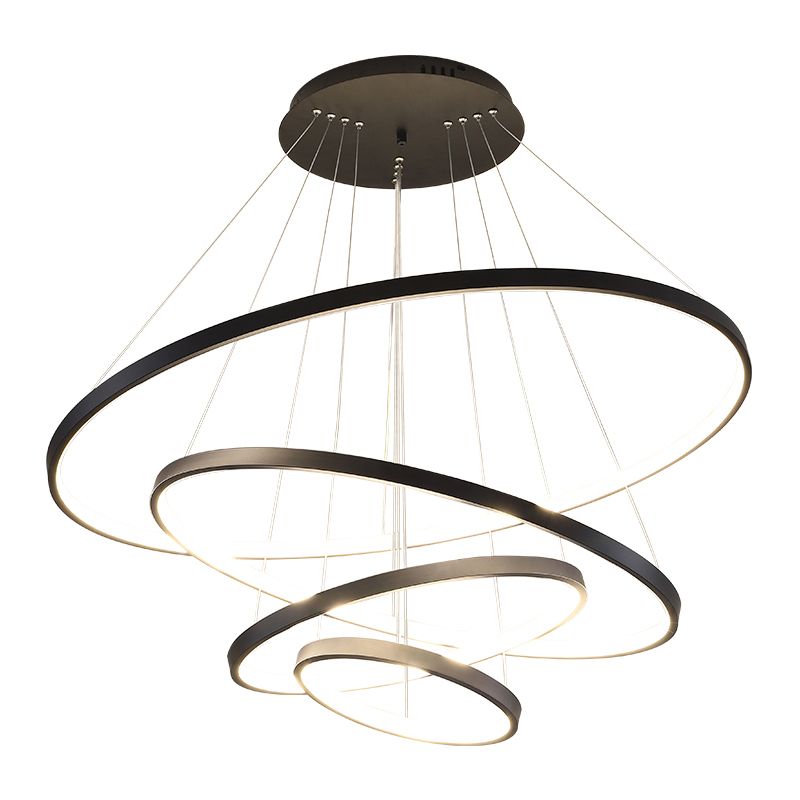 Contemporary Chandelier Lighting Fixture Multi-tier Chandelier Pendant Light for Bedroom