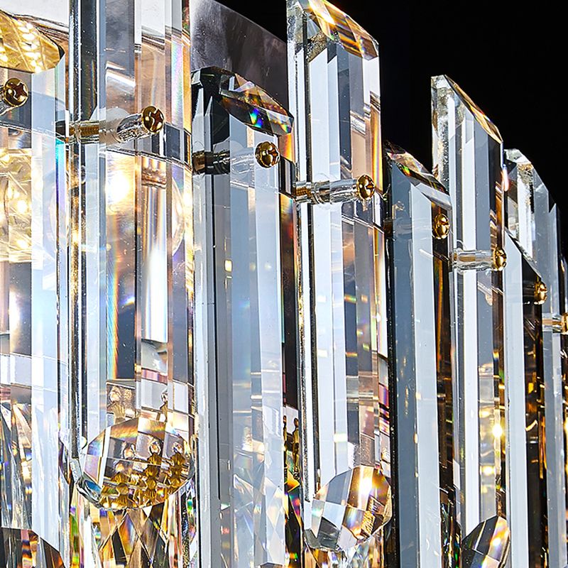 Lámparas de techo empotradas modernas con pantalla de cristal para sala de estar